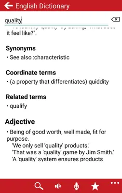 English Dictionary android App screenshot 1